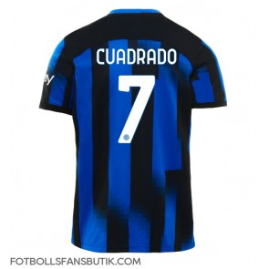 Inter Milan Juan Cuadrado #7 Replika Hemmatröja 2023-24 Kortärmad